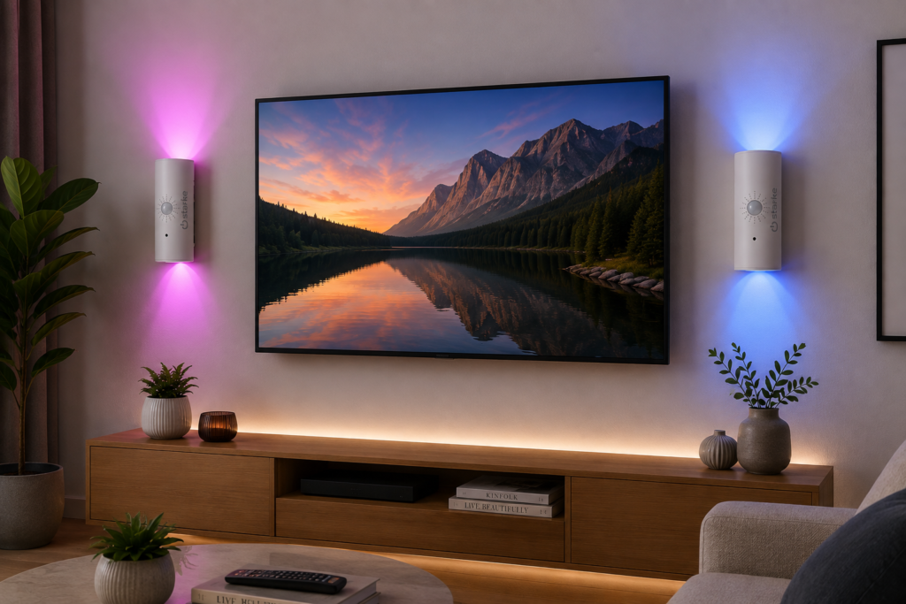 Stärke dual sided light product display 1