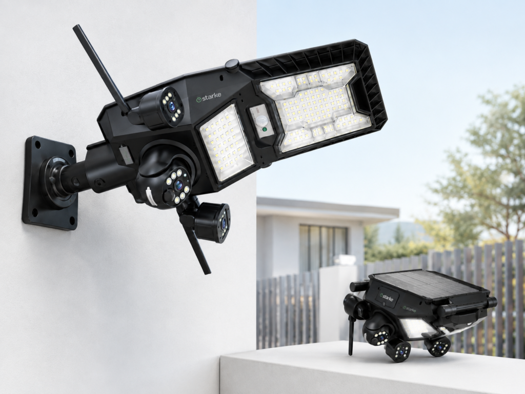 Stärke solar lighting with intelligent camera
